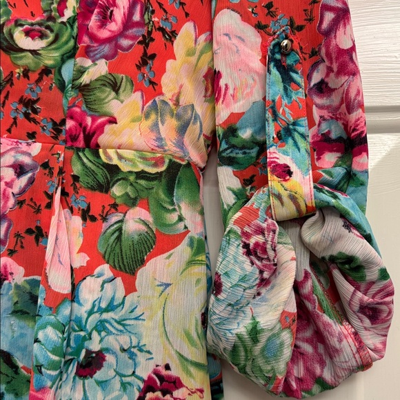 Xtaren Floral Maxi Dress/romper Medium - Picture 7 of 8